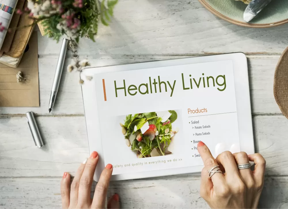 دانلود عکس برنامه غذایی برای زندگی سالم